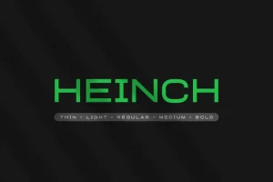 Heinch Medium Font