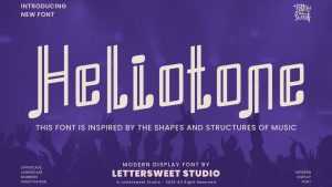 Heliotone Font › Fontesk