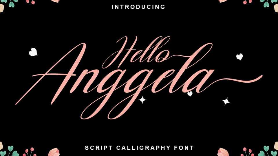 Hello Anggela Font › Fontesk