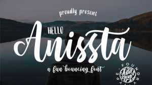 Hello Anissta Sans Font › Fontesk