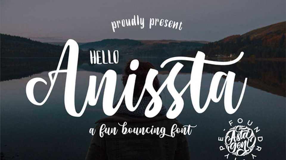 Hello Anissta Sans Font › Fontesk