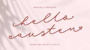Hello Austen Font › Fontesk