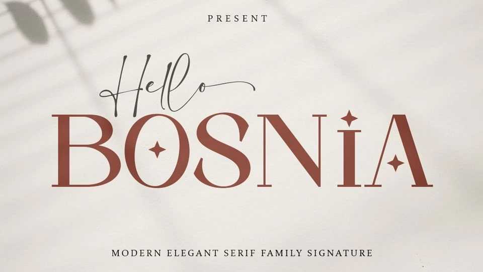 Hello Bosnia Font › Fontesk