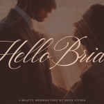 Hello Bride Calligraphy Font - Fonte Grátis Hello Bride Calligraphy Font