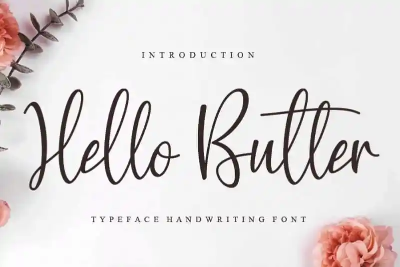 Hello Butter Script Font