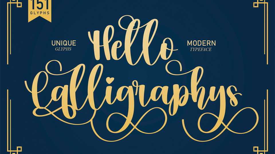 Hello Calligraphys Font › Fontesk