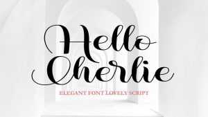 Hello Cherlie Font › Fontesk