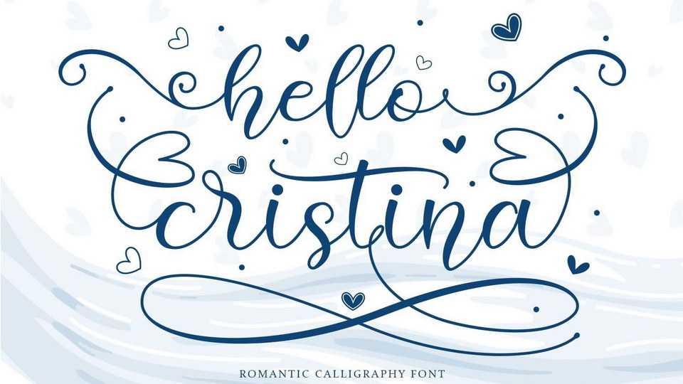 Hello Cristina Script Font › Fontesk