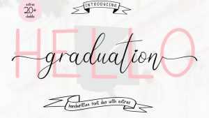 Hello Graduation Font Duo › Fontesk