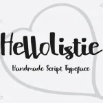 Hello Listie Script Font