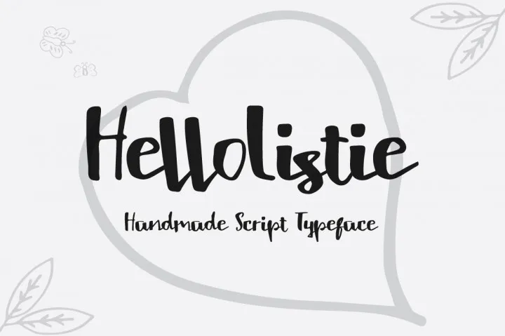 Hello Listie Script Font