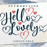 Hello Lovely Script Font