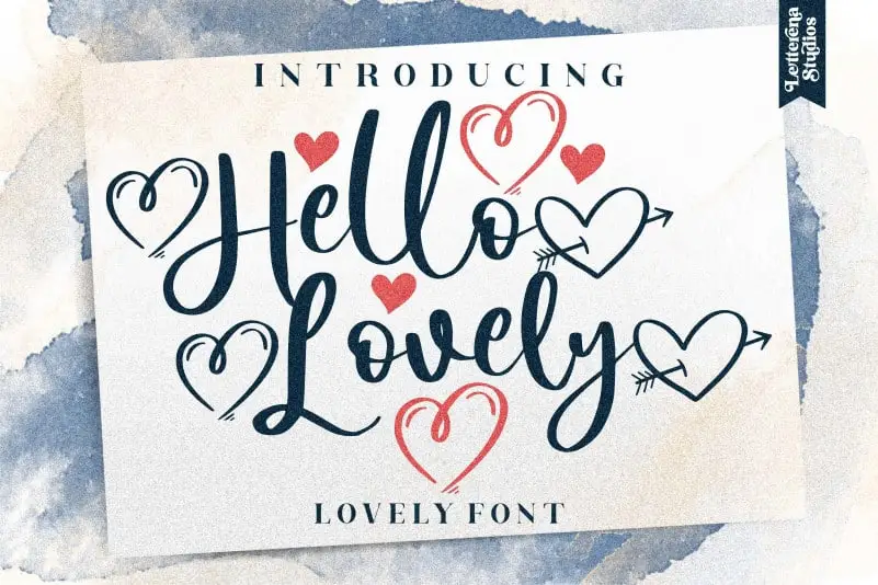 Hello Lovely Script Font