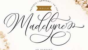 Hello Madelyne Script Font › Fontesk
