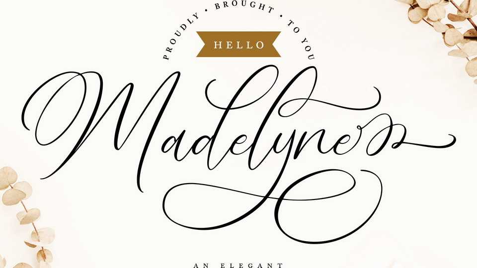 Hello Madelyne Script Font › Fontesk