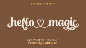 Hello Magic Font › Fontesk