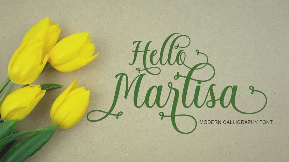 Hello Marlisa Font › Fontesk
