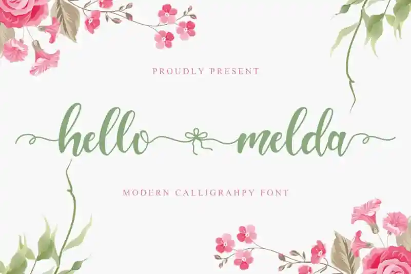 Hello Melda Script Font