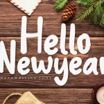 Hello New Year Display Font