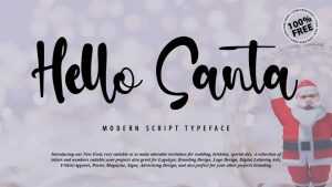 Hello Santa Font › Fontesk