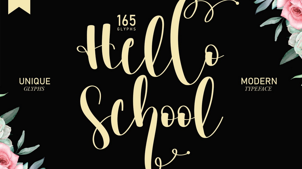 Hello School Script Font › Fontesk