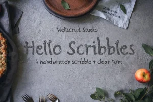 Hello Scribbles - Handwritten font