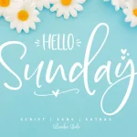 Hello Sunday Font Duo