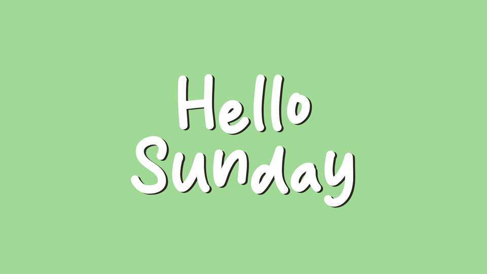 Hello Sunday Font › Fontesk