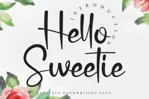 Hello Sweetie Script Font