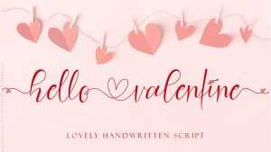 Hello Valentine Script Font › Fontesk