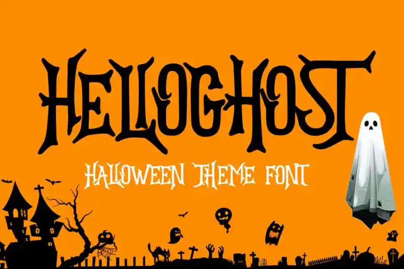 HELLOGHOST - Helloween Theme Font