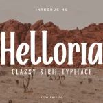 Helloria Classy Serif Font