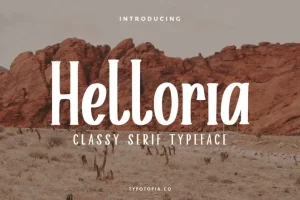 Helloria Classy Serif Font