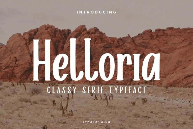 Helloria Classy Serif Font