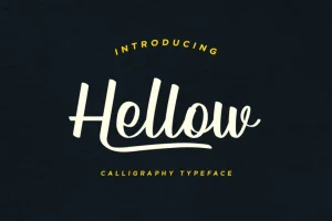 Hellow – Calligraphy Typeface