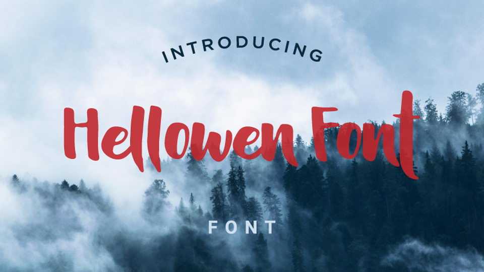 Hellowen Font › Fontesk