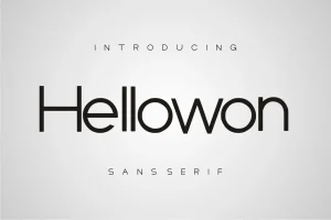 Hellowon Font