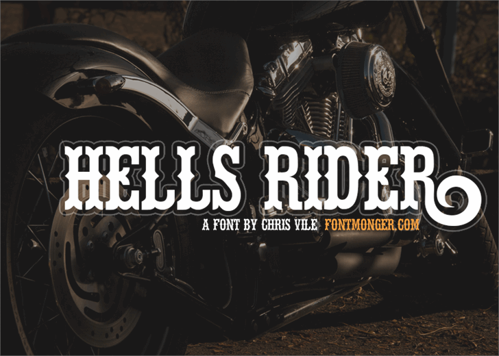 Hells Rider Font