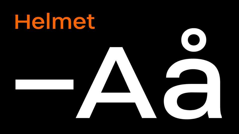Helmet Font › Fontesk