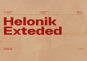 Helonik Extended Font