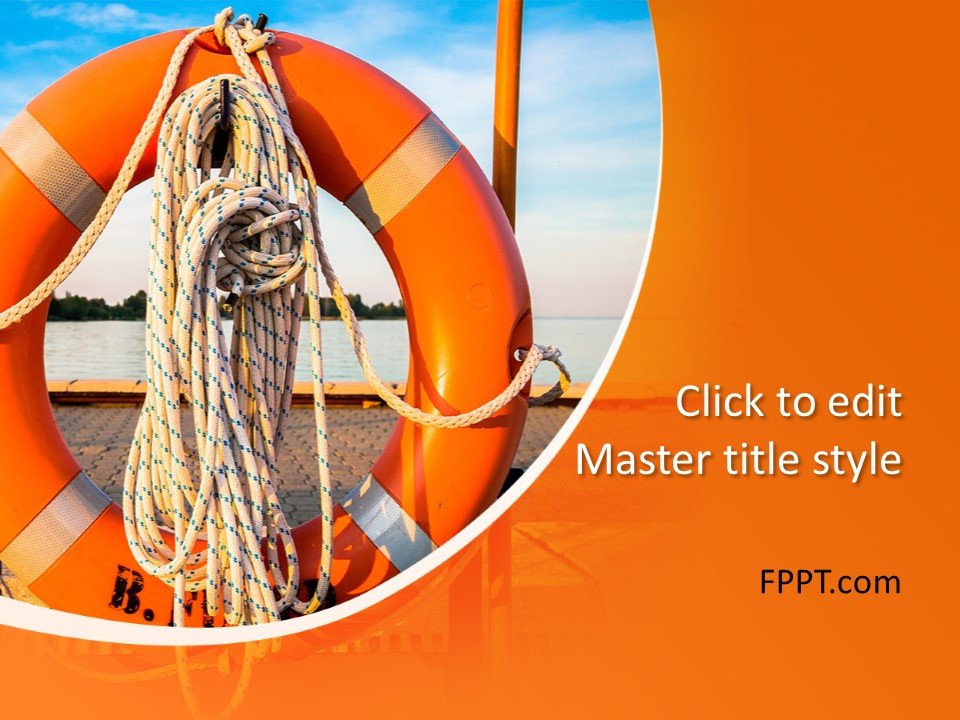 Help Lifeguard PowerPoint Template