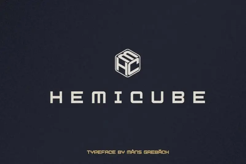 Hemicube Sans Serif Font
