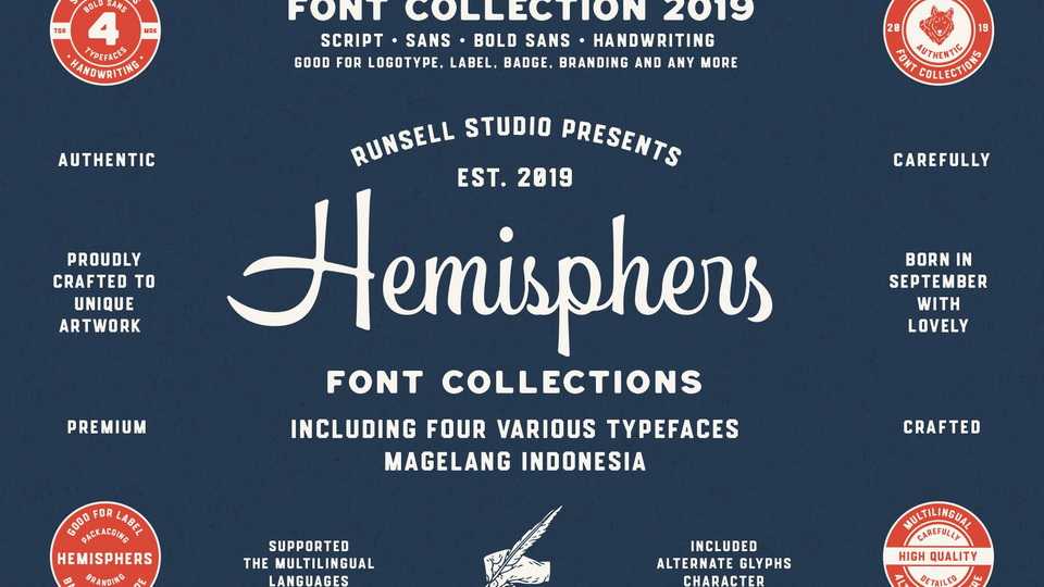 Hemisphers Script Font › Fontesk