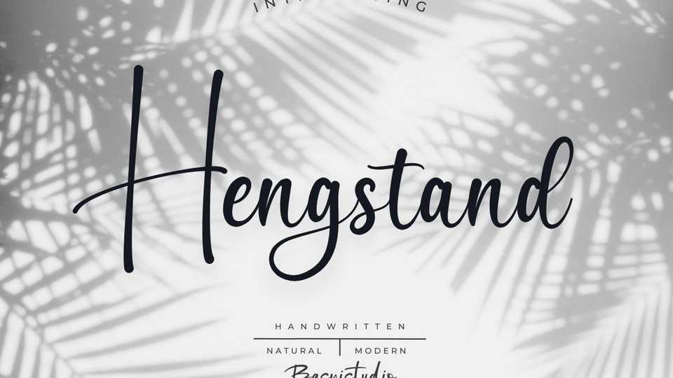 Hengstand Font › Fontesk