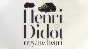 Henri Didot Font › Fontesk