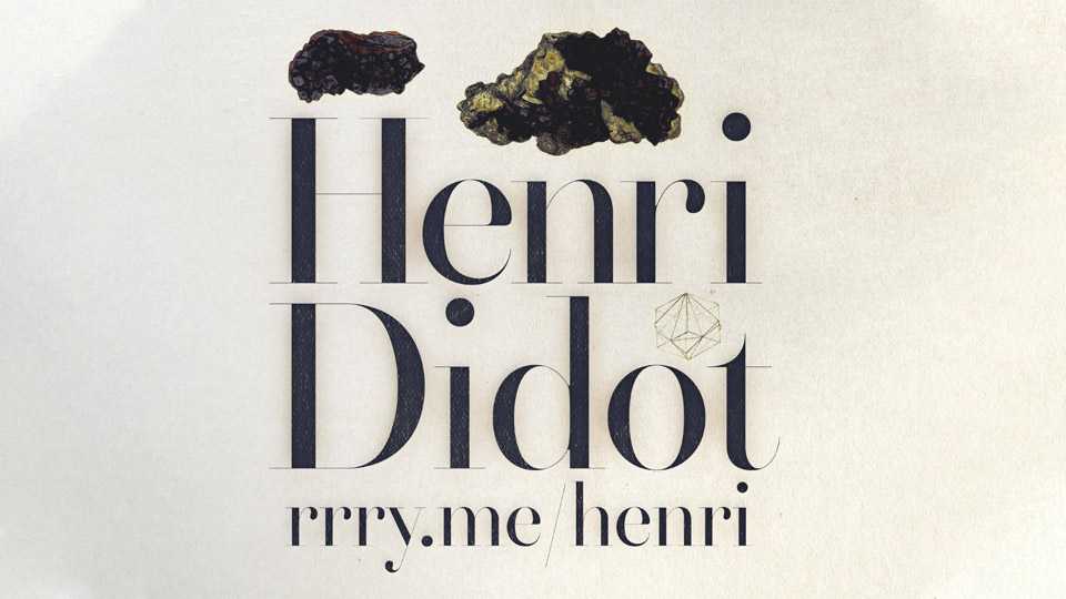 Henri Didot Font › Fontesk