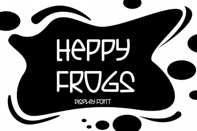 Heppy Frogs Display Font