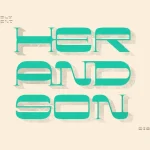 Her And Son Font