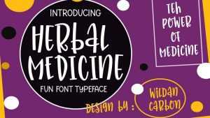 Herbal Medicine Font › Fontesk