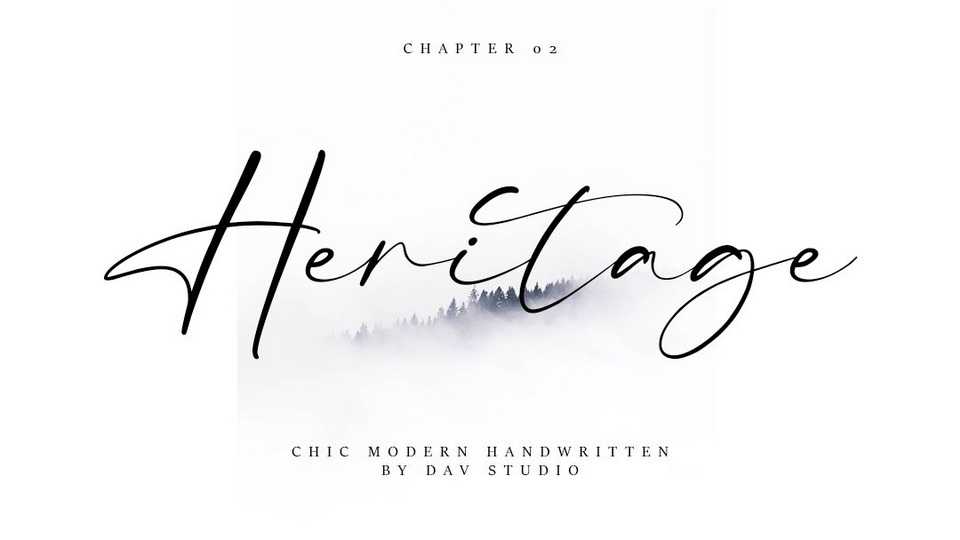 Heritage Script Font › Fontesk